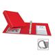 Avery Durable Reference Binder - Letter - 8.50 X 11 - 275 Sheet Capacity - 3 X Round Ring Fastener - 1.50 Binder Fastener Capacity - 4 Pockets - Red - 1 Each (AVE27202)