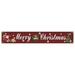 XMMSWDLA Large Merry Christmas Banner | Outdoor Red Christmas Banner Decorations | Xmas Outdoor & Indoor Hanging Decor | Christmas Holidays Party Decor Supplies 9.5 X 1.6 Ft