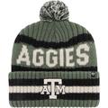 Men's '47 Green Texas A&M Aggies OHT Military Appreciation Bering Cuffed Knit Hat with Pom