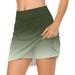 mveomtd Womens Casual Solid Tennis Skirt Yoga Sport Active Skirt Shorts Skirt Sweatshirt Skirt Poodle Skirts for Girls