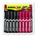 Avery Marks-a-lot Permanent Markers Bonus Pack - 4.8 Mm Marker Point Size - Chisel Marker Point Style - Assorted Ink - 2 / Pack (AVE98187)