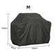 Waterproof BBQ Cover Dustproof Outdoor Charcoal Grill Cover Rainproof BBQ Cover