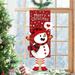 Xmas Home Yard Small Outdoor Decor Winter Outside Decoration Single Sided 44 X 17