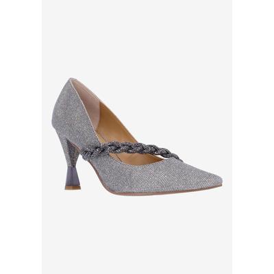 Women's Nyomee Pump by J. Renee in Pewter (Size 12 M)