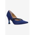 Wide Width Women's Nyomee Pump by J. Renee in Navy (Size 10 W)