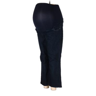 Motherhood Jeans - High Rise: Blue Bottoms - Women's Size Medium Maternity