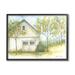 Stupell Industries Rural Cottage Watercolor by Gloria Palmer Wood in Blue/Brown/Green | 24 H x 30 W x 1.5 D in | Wayfair aw-954_fr_24x30