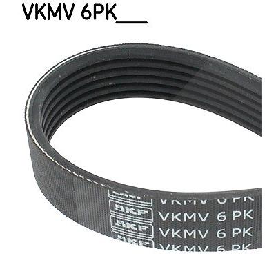 Skf Keilrippenriemen [Hersteller-Nr. VKMV6PK1863] für Audi, Citroën, Mazda, Mercedes-Benz, Opel, Peugeot, Vauxhall Image
