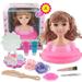 GadgetVLot Kids Dolls Styling Head Makeup Comb Hair Toy Doll Set Pretend Play Princess Dressing Play Toys For Little Girls Makeup Learning Ideal Present Toys For 3-6 Years