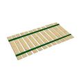 The Furniture King Wood Bed Slats Full Size Closely Spaced For Specialty Bed Types Custom Width with Green Strapping Bed Frame Support Plank Boards 55.75 Wide