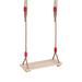 Wooden Swing Hanging Swing Nylon Rope Swing Set for Kids Adults Indoor Outdoor