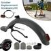 MTFun Scooter Rear Fender Scooter Mudguard Replacement Accessory Kit Prevent Splashed Waterproof Rear Brake Light