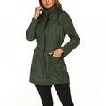 BOLLSLEY Women s Waterproof Raincoat Lightweight Rain Jacket Hooded Windbreaker for Outdoor
