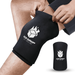 Ice Grip - Gel Sleeve Knee Brace Knee Support Elbow Brace Elbow Support Wrist Compression Sleeve (X-Large)