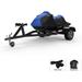 Weatherproof Jet Ski Covers for Yamaha Wave Runner GP 1800R HO 2022 - Blue/Black Color - All Weather - Trailerable - Protects from Rain Sun and More! Includes Trailer Straps and Storage Bag