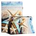 TECH CIRCLE Wallet Case For Lenovo Tab M10 Plus 3rd Gen Case 10.6 2022 PU Leather Folio Smart Stand Case with Pencil Holder Auto Wake Sleep Hand Strap Magnectic Cover Starfish