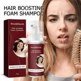 Revitalizing Foaming Shampoo Hair Care Foam Shampoo Women s Hair Care Foam Dense Hair-Fixation Deep Repair Hair-Root Hair Follicle Moisturizing Care Foam 60g Red