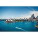 Sydney Australia Skyline Opera House View - Laminated Poster Print -12 Inch by 18 Inch with Bright Colors and Vivid Imagery