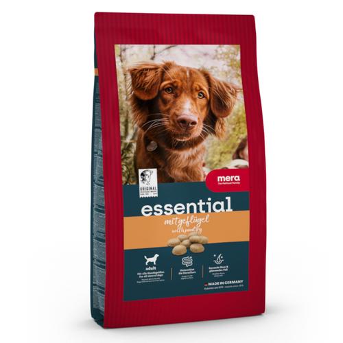 Sparpaket: 2x12,5kg mera essential Adult mit Geflügel Hundefutter trocken