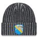 Men's New Era Black Los Angeles Chargers 2023 Salute To Service Cuffed Knit Hat