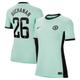 "Chelsea WSL Nike Third Stadium Shirt 2023-24 - Womens with Buchanan 26 printing"