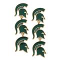 Women's CANVAS Style Michigan State Spartans Triple Drop Enamel Earrings