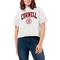 Women's League Collegiate Wear White Cornell Big Red Intramural Midi Tri-Blend T-Shirt