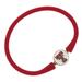 Women's CANVAS Style Texas Tech Red Raiders Enamel Silicone Bali Bracelet
