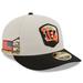 Men's New Era Stone/Black Cincinnati Bengals 2023 Salute To Service Low Profile 59FIFTY Fitted Hat