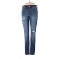 Express Jeans Jeans - High Rise: Blue Bottoms - Women's Size 0