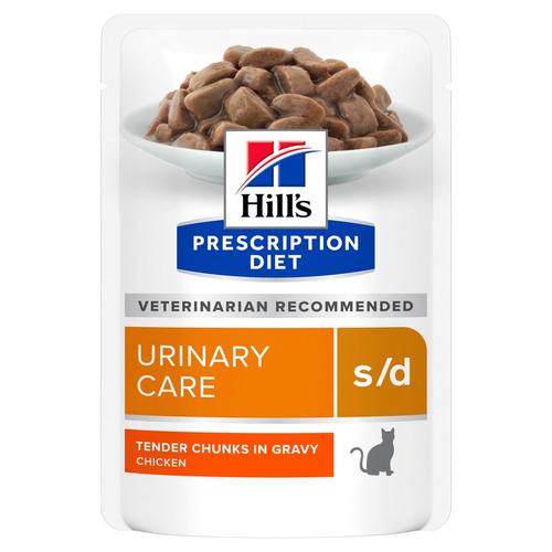 24x 85g Hill's Prescription Diet s/d Urinary Care Katzenfutter nass