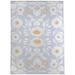 Blue 120 x 96 x 0.25 in Area Rug - SUNFLOWER SUMMER SKY Outdoor Rug By Kavka Designs Polyester | 120 H x 96 W x 0.25 D in | Wayfair