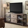 Williston Forge Javares TV Stand For TVs Up To 55" Wood/Metal in Brown | 30 H x 60 W x 20 D in | Wayfair 65D3DA5D5E4A435280616E34E080B14B