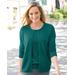 Appleseeds Women's Spindrift™ Soft Cardigan Sweater - Green - S - Misses