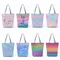 Sacs à main à imprimé sirène pour femmes, fourre-tout de grande capacité, sac à provisions coloré, sacs de plage de voyage portables, sacs-cadeaux de fête, mode