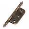 Charnières couronne 6 trous Bronze Antique 70x35mm, 4 pièces, fer pour boîte en bois Vintage, porte d