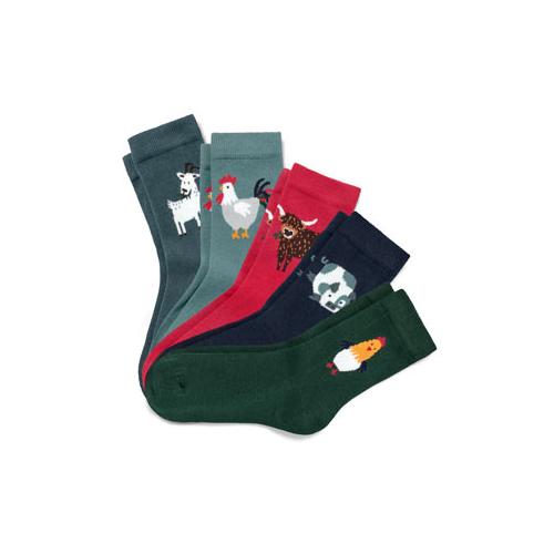 5 Kinder-Socken, Tier