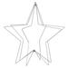 Vickerman 735626 - 240Ltx24" WW LED Star Wire Silhouette (X23S024) Christmas Window Decor