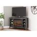 Signature Design by Ashley Arlenbry 48" Corner TV Stand with Electric Fireplace - 48"W x 15.75"D x 28.5"H