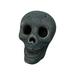 MarinaVida Fireproof Imitated Human Fire Pit Skull Gas Log for NG LP Wood Fireplace Firepit Halloween Decor