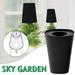 Gardening Edible strawberry bouquet Plastic terra cotta flower pots Flower Pots Indoor Sky Upside Down Recycled Hanging Planter Pot Upside Down Sky Planting Pot