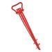 Umbrella Stand Ground Base Durable Beach Umbrella Stand for Park Patio Yard Red