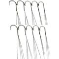 10 Pack 24 4 Wire Steel Hook Hanger Gardening Indoor Outdoor Patio Hanging Basket Use (10Pack 24 - 4 Wire)