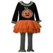 Bonnie Jean Little Girl s Halloween Pumpkin Tutu Set 2pcs-2T