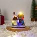 Christmas Savings! Dvkptbk Resin Christmas Scene Village House Town with Warm White LED Lights Battery Operated Christmas Decorations