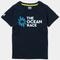 Helly Hansen Kids' and Juniors' Ocean Race Organic Cotton T-shirt Navy 104/4