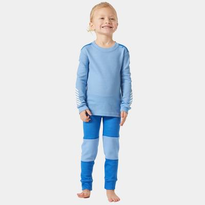 Helly Hansen Kids' LIFA® Merino Wool Base Layer Set Blue 104/4