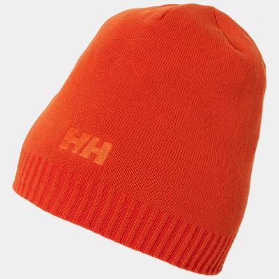 Helly Hansen Unisex Brand Soft Jersey Knit Beanie Orange STD