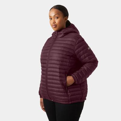 Helly Hansen Women's Sirdal Hooded Insulated Plus Jacket Purple 1X