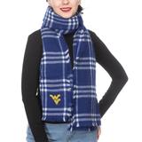 Women's ZooZatz West Virginia Mountaineers Plaid Blanket Scarf